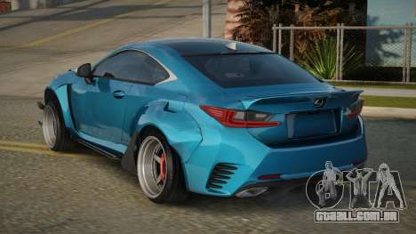 Lexus RC-F Chiran para GTA San Andreas