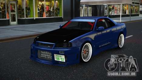 Nissan Skyline R34 Mero para GTA 4