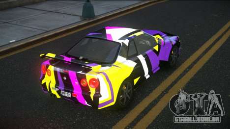Nissan Skyline R34 Gaselly S3 para GTA 4