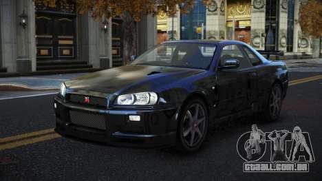Nissan Skyline R34 Gaselly S14 para GTA 4