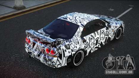 Nissan Skyline R33 Hacoley S13 para GTA 4