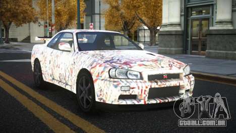 Nissan Skyline R34 Gaselly S1 para GTA 4