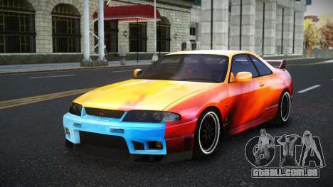 Nissan Skyline R33 Hacoley S11 para GTA 4