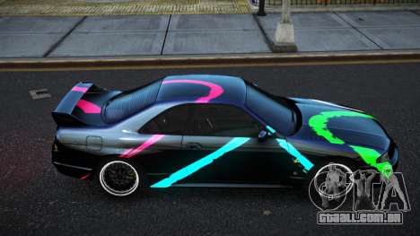 Nissan Skyline R33 Hacoley S14 para GTA 4