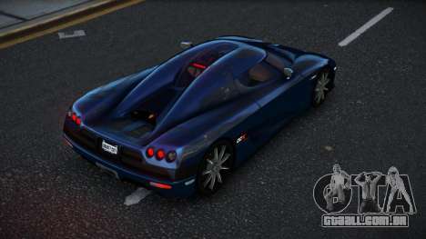 Koenigsegg CCX Jahna para GTA 4