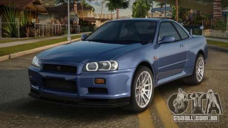 Nissan Skyline GT-R R34 99th para GTA San Andreas