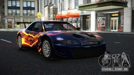 Nissan Skyline R34 Jagrao S7 para GTA 4