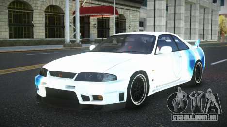 Nissan Skyline R33 Hacoley S7 para GTA 4