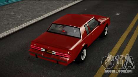 Buick GNX Watatez para GTA 4