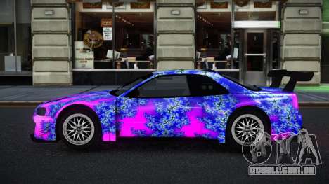 Nissan Skyline R34 Jagrao S2 para GTA 4