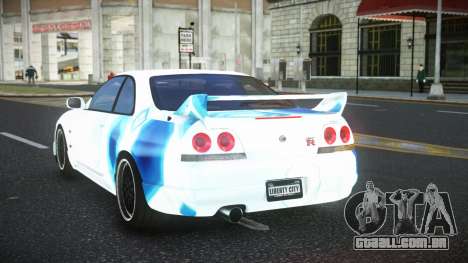 Nissan Skyline R33 Hacoley S7 para GTA 4