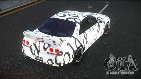 Nissan Skyline R33 Hacoley S9 para GTA 4