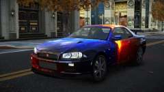 Nissan Skyline R34 Gaselly S7 para GTA 4
