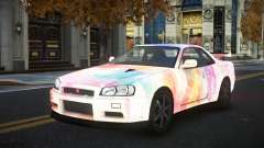 Nissan Skyline R34 Gaselly S12 para GTA 4