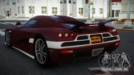 Koenigsegg CCXR Cilzoqufo para GTA 4