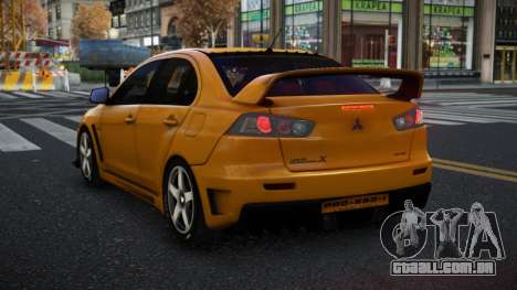 Mitsubishi Lancer Evolution X Jigwus para GTA 4