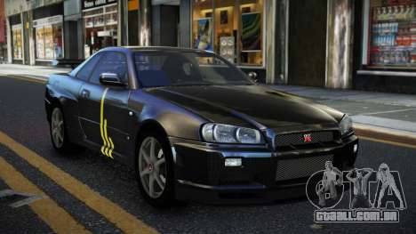 Nissan Skyline R34 Calosca S2 para GTA 4