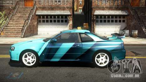 Nissan Skyline R34 Nehgan S3 para GTA 4