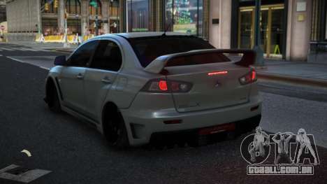 Mitsubishi Lancer Evolution X Iwit para GTA 4