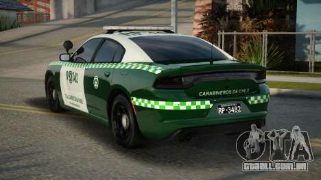 Dodge Charger De Carabineros De Chile para GTA San Andreas