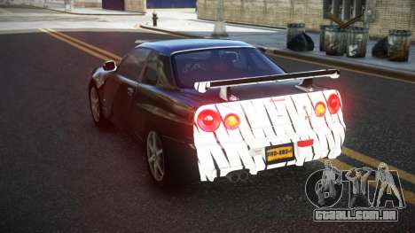 Nissan Skyline R34 Calosca S3 para GTA 4