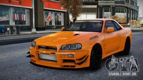 Nissan Skyline R34 Getasonor para GTA 4
