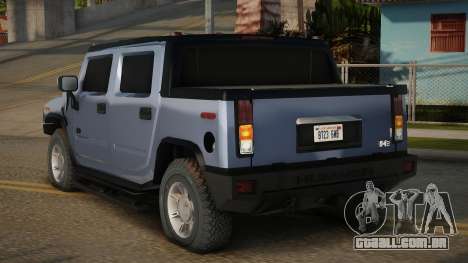 Hummer H2 Sut 2006 Cristales Negros para GTA San Andreas