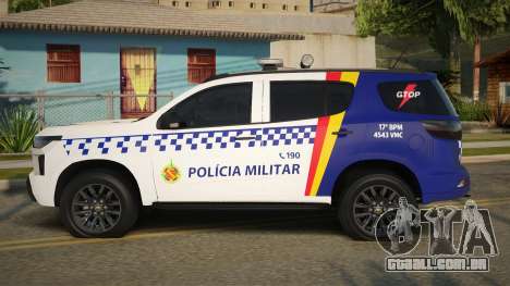 Chevrolet Trailblazer 2025 PMDF GTOP para GTA San Andreas