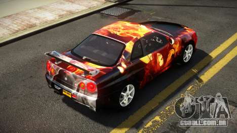 Nissan Skyline R34 Nehgan S9 para GTA 4