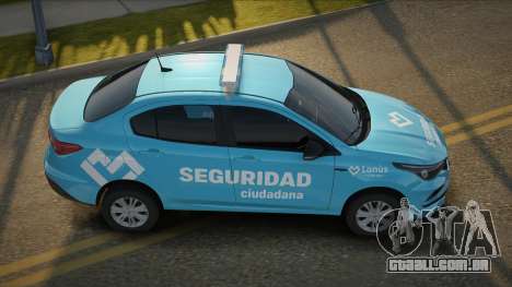 2020 Fiat Cronos Seguridad Ciudadana Lanus para GTA San Andreas