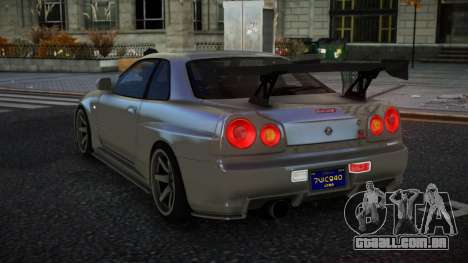 Nissan Skyline R34 Royabive para GTA 4