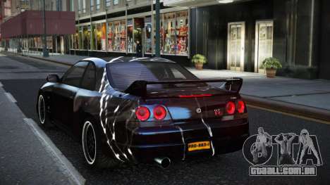 Nissan Skyline R33 Risic S6 para GTA 4