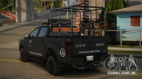 Ford Ranger 2017 BOPE RJ V2 para GTA San Andreas