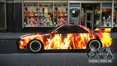 Nissan Skyline R33 Risic S12 para GTA 4