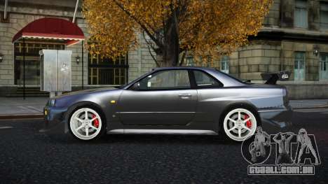 Nissan Skyline R34 Moxsijo para GTA 4