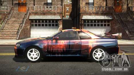 Nissan Skyline R34 Nehgan S14 para GTA 4