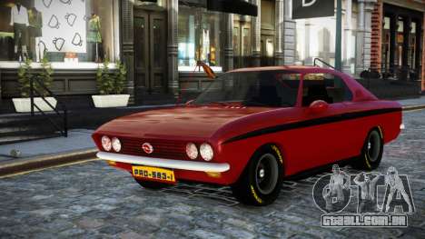 Opel Manta Lisihasa para GTA 4