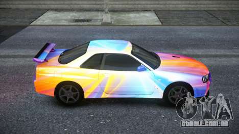Nissan Skyline R34 Owyna S8 para GTA 4