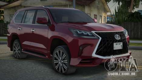Lexus LX 570 2019 para GTA San Andreas