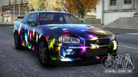 Nissan Skyline R34 Owyna S2 para GTA 4