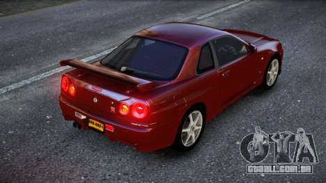 Nissan Skyline R34 Owyna para GTA 4