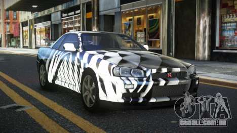 Nissan Skyline R34 Calosca S3 para GTA 4