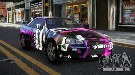 Nissan Skyline R34 Calosca S13 para GTA 4