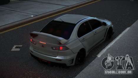 Mitsubishi Lancer Evolution X Iwit para GTA 4