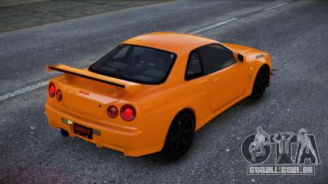 Nissan Skyline R34 Getasonor para GTA 4