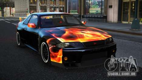Nissan Skyline R33 Risic S12 para GTA 4