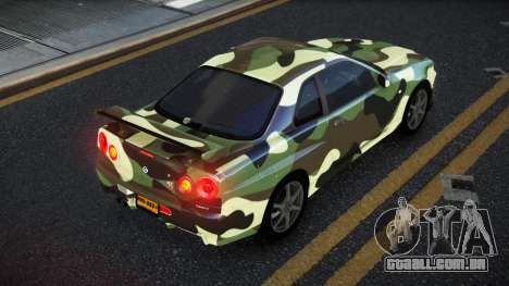 Nissan Skyline R34 Calosca S11 para GTA 4