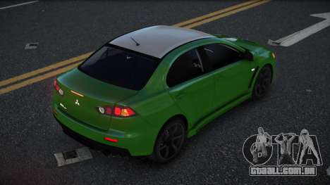 Mitsubishi Lancer Evolution X Gehja para GTA 4