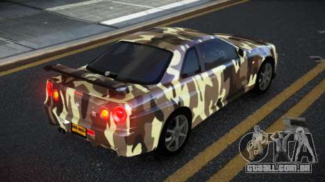 Nissan Skyline R34 Calosca S7 para GTA 4