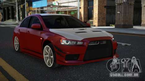 Mitsubishi Lancer Evolution X Fackam para GTA 4
